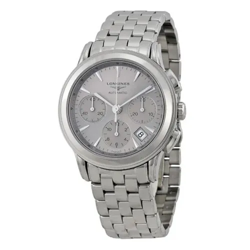 Đồng Hồ Nam Longines Flagship Chronograph L4.803.4.72.6 Màu Bạc Xám - Đồng hồ - Vua Hàng Hiệu