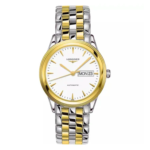 Đồng hồ - Đồng Hồ Nam Longines Flagship L4.899.3.22.7 Màu Bạc Vàng - Vua Hàng Hiệu