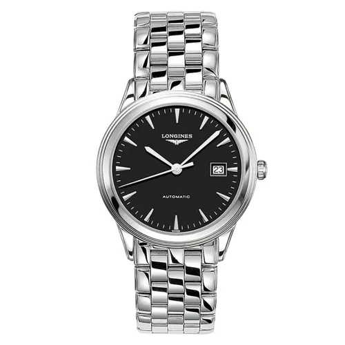 Đồng Hồ Nam Longines Flagship L4.974.4.52.6 Màu Bạc Đen - Đồng hồ - Vua Hàng Hiệu