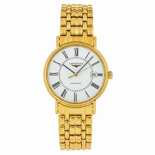 Đồng Hồ Nam Longines L4.921.2.11.8 Màu Vàng Gold