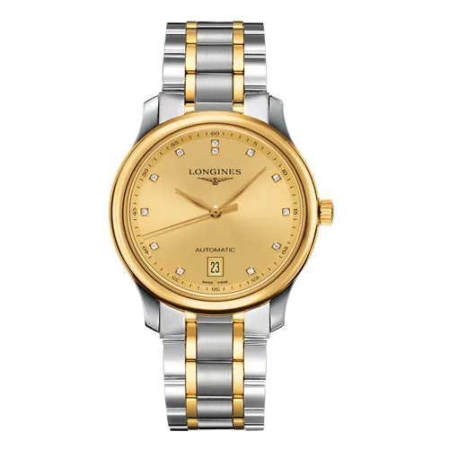 Đồng Hồ Nam Longines Master Collection Diamond Demi Gold L2.628.5.37.7 Màu Bạc Vàng - Đồng hồ - Vua Hàng Hiệu