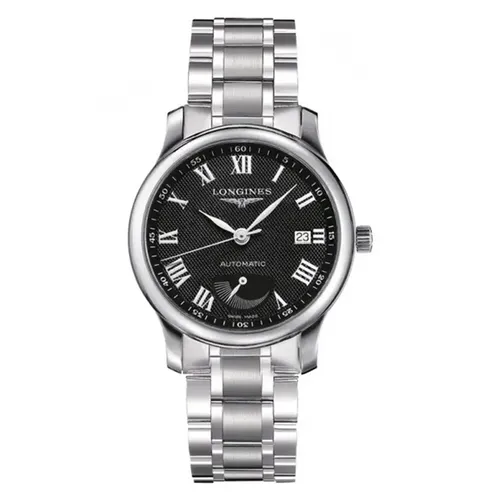 Đồng Hồ Nam Longines Master Collection Stainless L2.708.4.51.6 Màu Bạc Đen - Đồng hồ - Vua Hàng Hiệu
