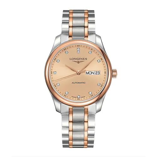 Đồng Hồ Nam Longines Master L2.755.5.99.7 Màu Bạc Vàng Hồng