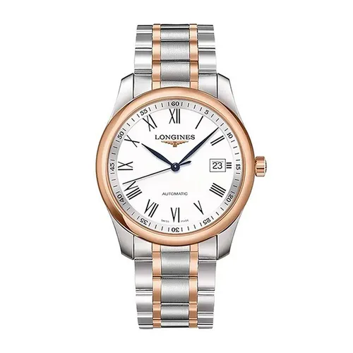 Đồng Hồ Nam Longines Master L2.793.5.11.7 Watch 40mm Màu Demi (Vàng Hồng - Bạc) - Đồng hồ - Vua Hàng Hiệu