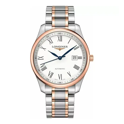 Đồng Hồ Nam Longines Master Watch L2.893.5.11.7 42mm Màu Vàng Hồng/Bạc - Đồng hồ - Vua Hàng Hiệu