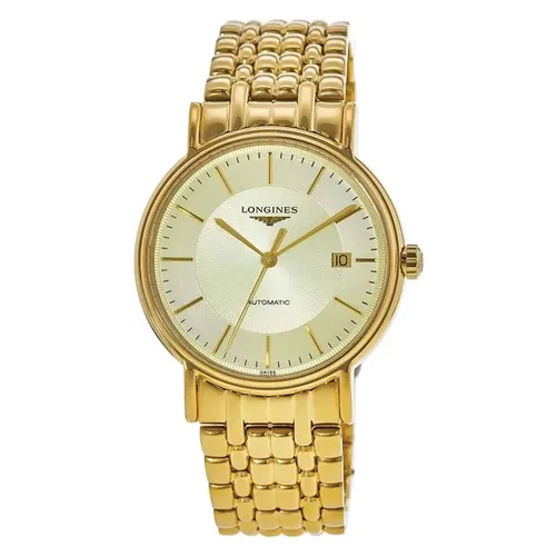 Đồng Hồ Nam Longines Presence L4.921.2.42.8 Màu Vàng Gold