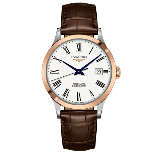 Đồng Hồ Nam Longines Record L2.820.5.11.2 Màu Nâu