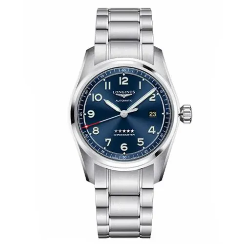 Đồng Hồ Nam Longines Spirit L3.810.4.93.6 Màu Xanh Bạc