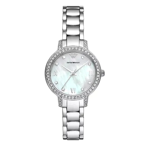 Emporio Armani - Đồng Hồ Nữ Emporio Armani Cleo AR11484 Màu Bạc - Vua Hàng Hiệu