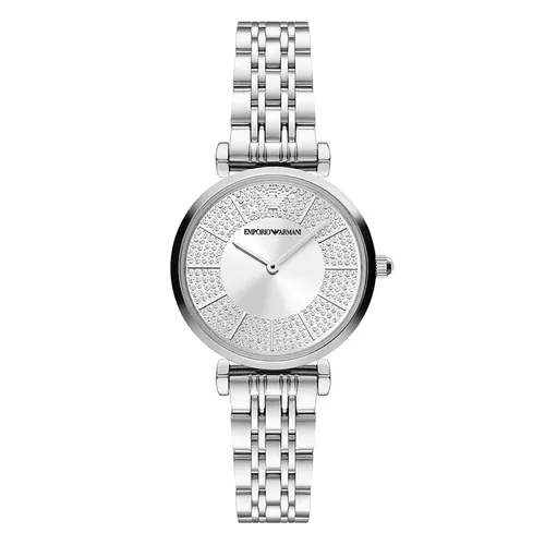 Emporio Armani - Đồng Hồ Nữ Emporio Armani Gianni T-Bar AR11445 Màu Bạc - Vua Hàng Hiệu