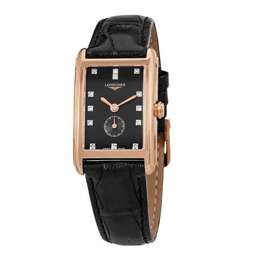 Đồng hồ - Đồng Hồ Nữ Longines Dolcevita L5.255.9.57.0 Watch Màu Vàng Hồng - Vua Hàng Hiệu