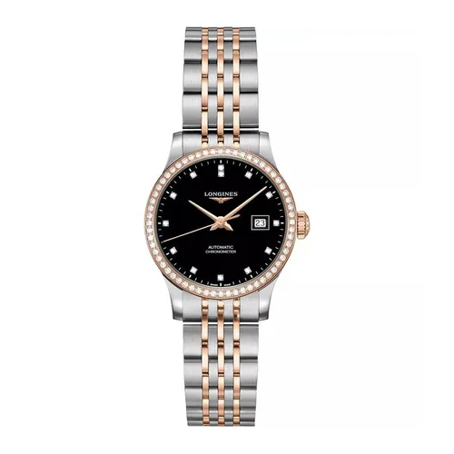 Đồng Hồ Nữ Longines Record Collection L2.321.5.59.7 (L23215597) Watch Màu Demi (Vàng Hồng - Bạc) - Đồng hồ - Vua Hàng Hiệu