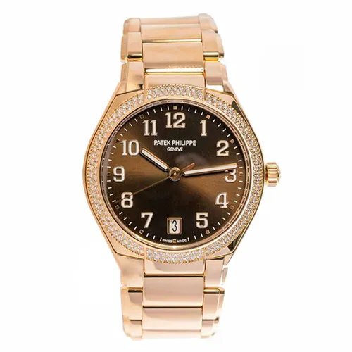 Đồng hồ - Đồng Hồ Nữ Patek Philippe Twenty ~4 7300/1200R-001 Màu Nâu/ Vàng Hồng - Vua Hàng Hiệu