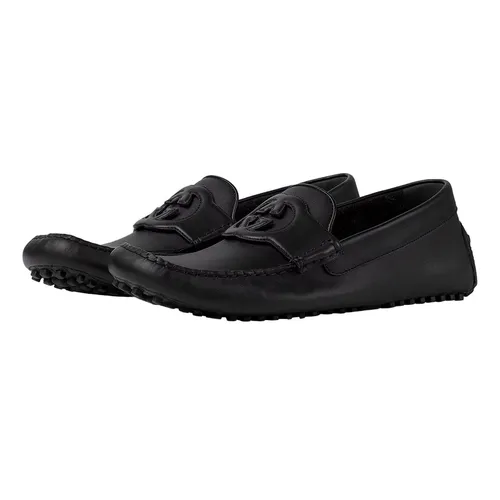 Giày Lười Nam Gucci Moccasin Interlocking G Driver 730148 1XH60 1000 Màu Đen Size 40
