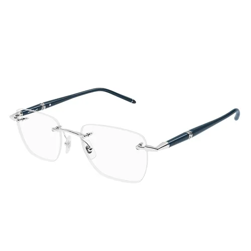 Kính Mắt Cận Nam Montblanc MB0346O 002 Eyeglasses Màu Xanh Bạc