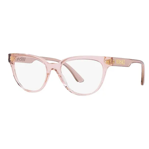 Kính Mắt Cận Nữ Versace Eyeglass Transparent Pink VE3315 5339 52 Màu Hồng