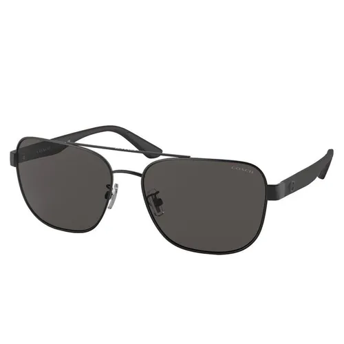 Kính mắt Coach Nam - Kính Mát Coach Men Sunglasses HC7122 939087 58mm Màu Đen Xám - Vua Hàng Hiệu