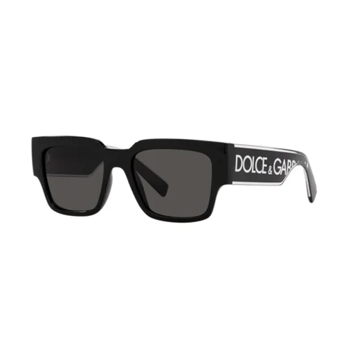 Kính Mát Dolce & Gabbana D&G Sunglasses DG6184 Màu Đen - Kính mắt - Vua Hàng Hiệu