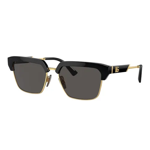 Kính Mát Dolce & Gabbana D&G Sunglasses DG6185 Màu Xám Đen
