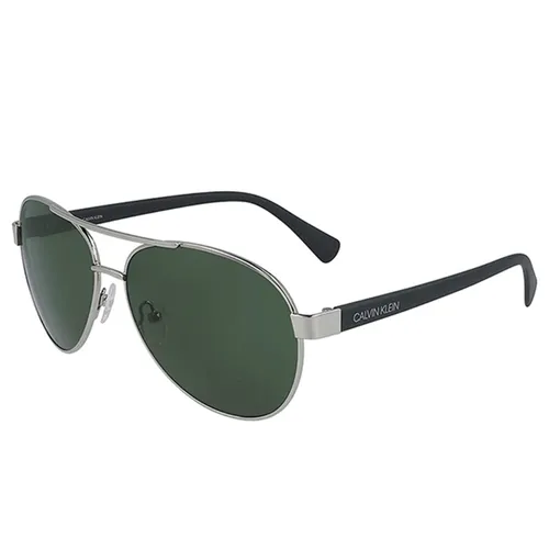 Kính Mát Nam Calvin Klein CK Fashion Silver Sunglasses CK19316S-045 Màu Xanh Green - Kính mắt - Vua Hàng Hiệu