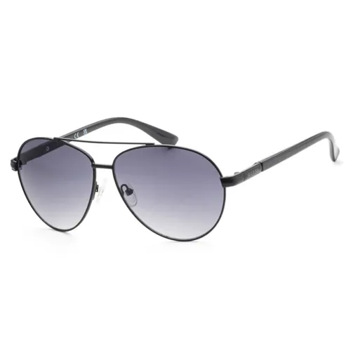 Kính Mát Nam Guess 59mm Shiny Black Sunglasses GF0221-01B Màu Xám Đen - Kính mắt - Vua Hàng Hiệu