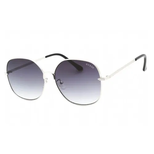 Kính mắt - Kính Mát Nữ Guess GF0385-10B-61 Sunglasses Nickeltin Màu Xám Bạc - Vua Hàng Hiệu