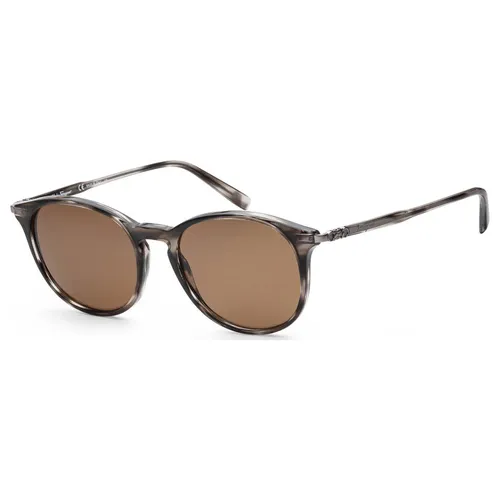 Kính Mát Nữ Salvatore Ferragamo Fashion 53mm Grey Havana Sunglasses SF911S-003 Phối Màu