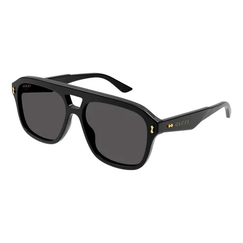 Kính Mát Unisex Gucci Sunglasses GG1263S 001 Màu Đen - Kính mắt - Vua Hàng Hiệu