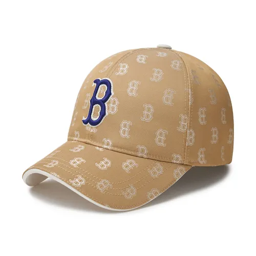 Mũ MLB Classic Monogram Structure Ball Cap Boston Red Sox 3ACPM014N-43BGD Màu Beige - Mũ nón - Vua Hàng Hiệu