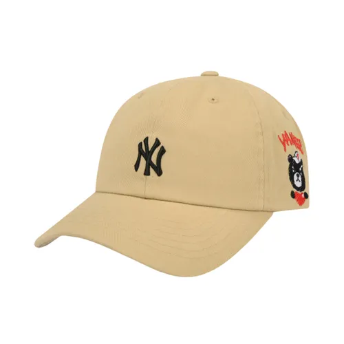 Mũ MLB Mega Bear Heart Ball Cap NY Yankees 32CPAB111-50B Màu Beige - Mũ nón - Vua Hàng Hiệu