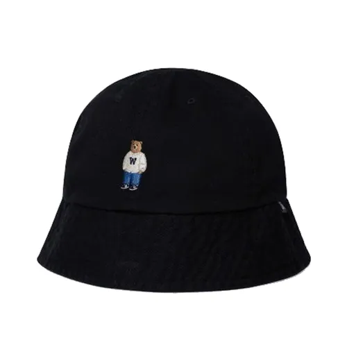 Mũ nón WHOAU - Mũ WHOAU Steve Bucket Hat WHACD4933A-01 Màu Đen - Vua Hàng Hiệu