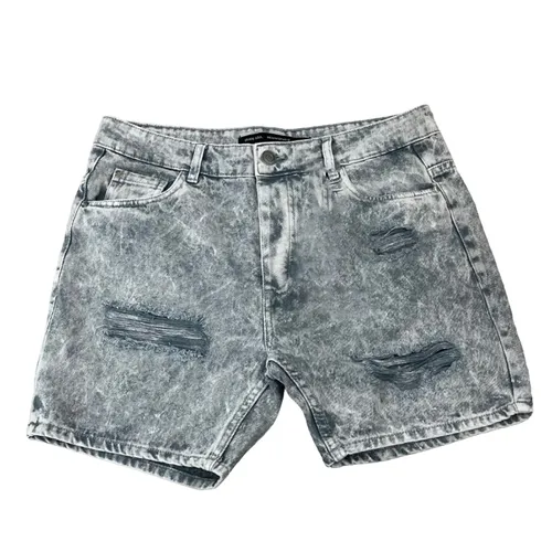 Boohooman - Quần Short Nam Boohooman BMM82732 Màu Xám Bạc Size 48 - Vua Hàng Hiệu