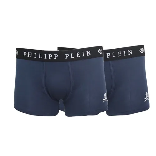 Thời trang Philipp Plein - Set 2 Quần Lót Nam Philipp Plein UUPB01-85_BI-PACK_NV Màu Xanh Navy Size L - Vua Hàng Hiệu