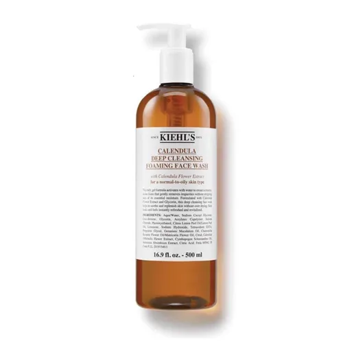 Kiehl's - Sữa Rửa Mặt Kiehl's Hoa Cúc Calendula Deep Cleansing Foaming Face Wash 500ml - Vua Hàng Hiệu