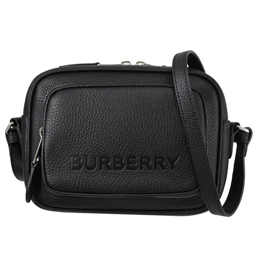 Túi Đeo Chéo Burberry BBR Leather Camera Shoulder Bag 8061569 Màu Đen