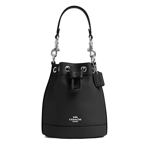 Túi Đeo Chéo Nữ Coach Mini Bucket Bag In Signature CR144 Màu Đen