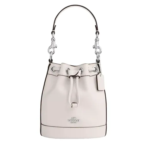 Túi Đeo Chéo Nữ Coach Mini Bucket Bag In Signature CR144 Màu Trắng