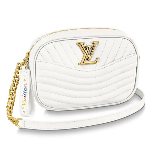 Túi xách Hàng Hiệu Used - Túi Đeo Chéo Nữ Louis Vuitton LV Wave Camera White Shoulder Bag Màu Trắng - Vua Hàng Hiệu
