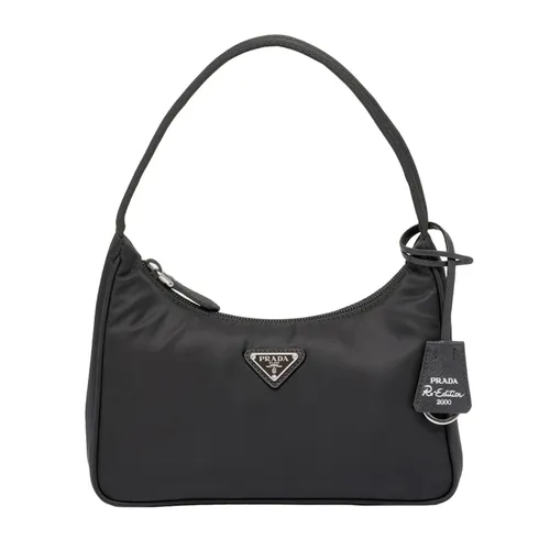 Túi Đeo Vai Nữ Prada Re-Nylon Re-Edition 2000 Mini-Bag 1NE515_RDH0_F0002 Màu Đen - Túi xách - Vua Hàng Hiệu