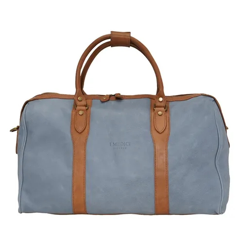 Túi Du Lịch Medici Of Florence 9277 DL - Blue Grey-Rust Màu Nâu Phối Xanh - Túi xách - Vua Hàng Hiệu