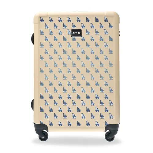 Vali MLB Classic Monogram LA Dodger 3AHH0024N-07CRS Màu Trắng Kem Size 26 - Túi xách - Vua Hàng Hiệu