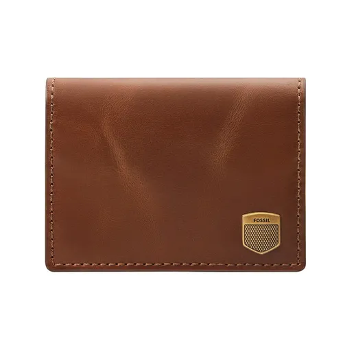 Túi xách - Ví Da Nam Fossil Hayes Card Case Bifold ML4646200 Màu Nâu - Vua Hàng Hiệu
