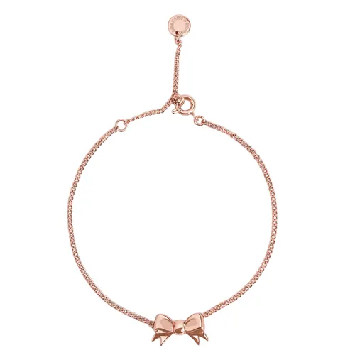 Vòng Đeo Tay Nữ Charles & Keith CNK Paige Ribbon Bracelet - Rose Gold 12120403 Màu Vàng Hồng