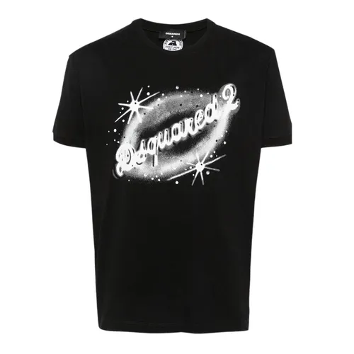 Áo Phông Nam Dsquared2 Tshirt S71GD1437D20020900 Màu Đen Size S - Thời trang - Vua Hàng Hiệu