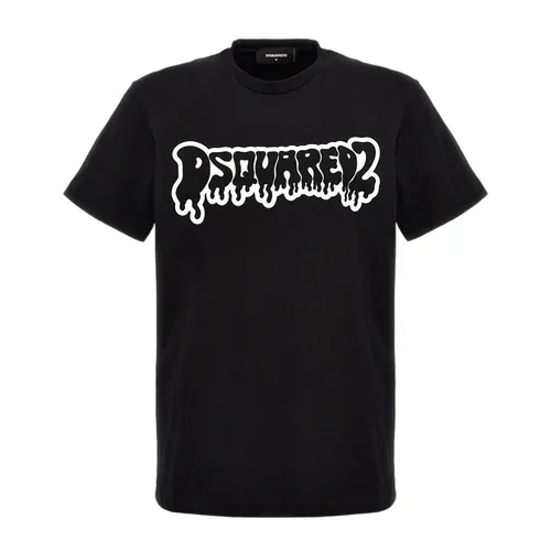 Áo Phông Nam Dsquared2 Tshirt S74GD1221D20014900 Màu Đen Size S - Thời trang - Vua Hàng Hiệu