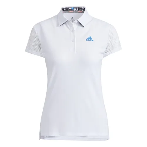 Thời trang - Áo Polo Nữ Adidas Short Sleeved Shirt With Warding Pattern Hood HA0224 Màu Trắng Size S - Vua Hàng Hiệu