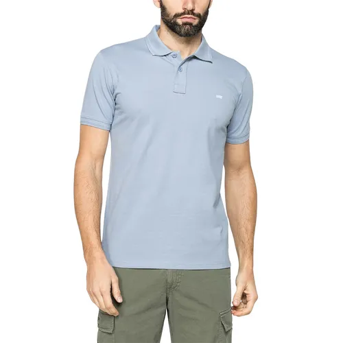 Áo Polo Nam Carrera Jeans Cotton T819B075AL_619 Màu Xanh Blue Size L