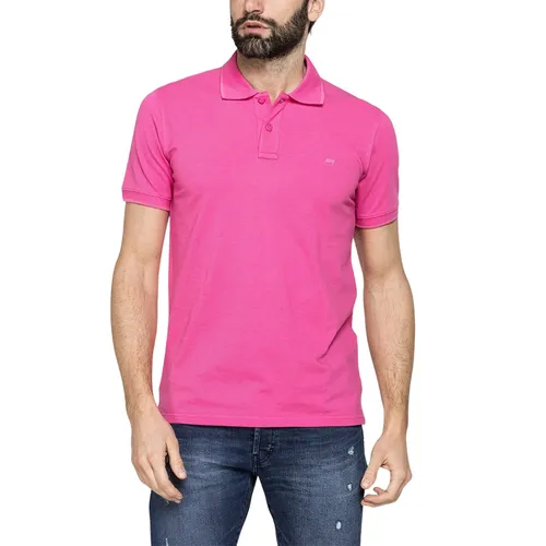 Thời trang Carrera Jeans Hồng Áo Polo 100% Cotton - Áo Polo Nam Carrera Jeans Cotton 819A0075A_418 Màu Hồng Size M - Vua Hàng Hiệu