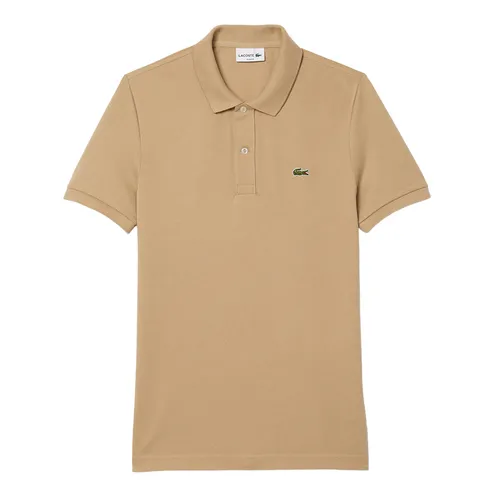 Áo Polo Nam Lacoste L.12.12 Slim Fit PH4012 02S Màu Be Đậm Size 4