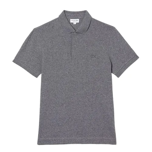 Áo Polo Nam Lacoste Men's Paris Regular Fit Stretch Piqué Shirt PH5522 E8G Màu Xám Đậm Size 3